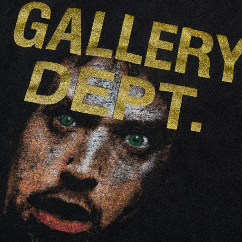 Gallery Dept T-shitrs Men's Clothing Gilding Letters Portrait Printing Short Sleeve