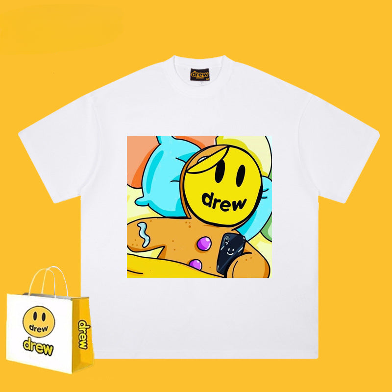 Drew T-shirts Cotton Printed T-shirt