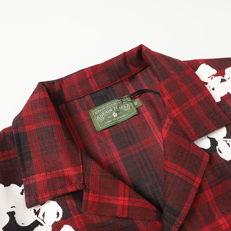 Denim Tears Shirt Kapok Plaid Long sleeve shirt