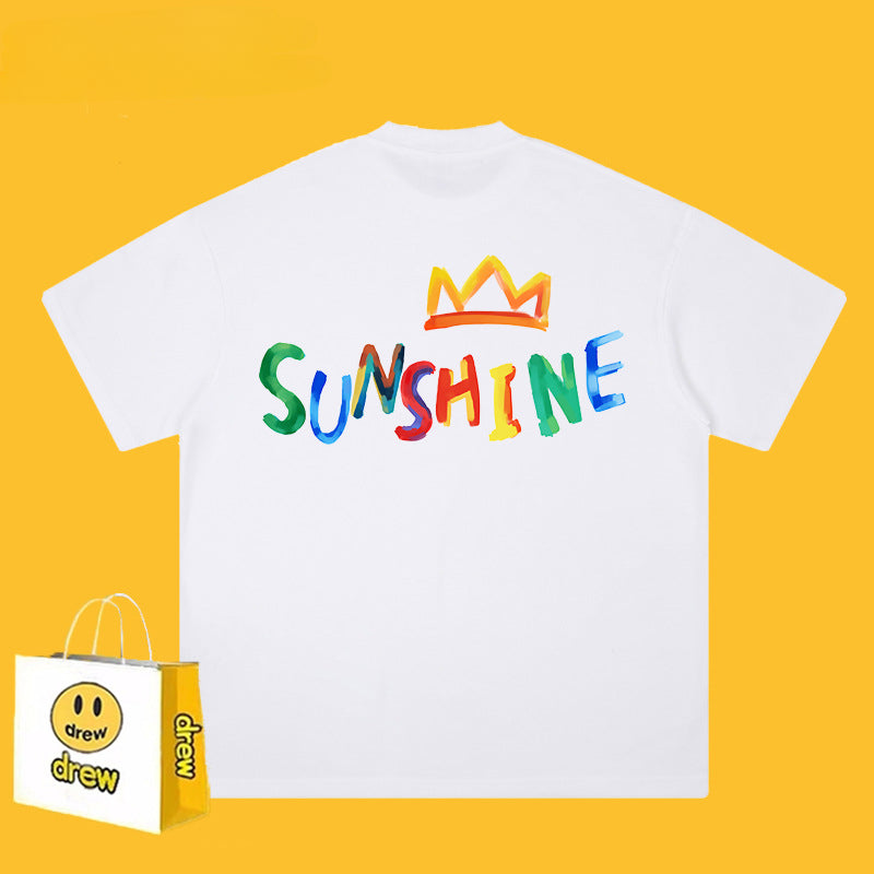 Drew T-shirts Short-Sleeved Clothes Heavy Weight