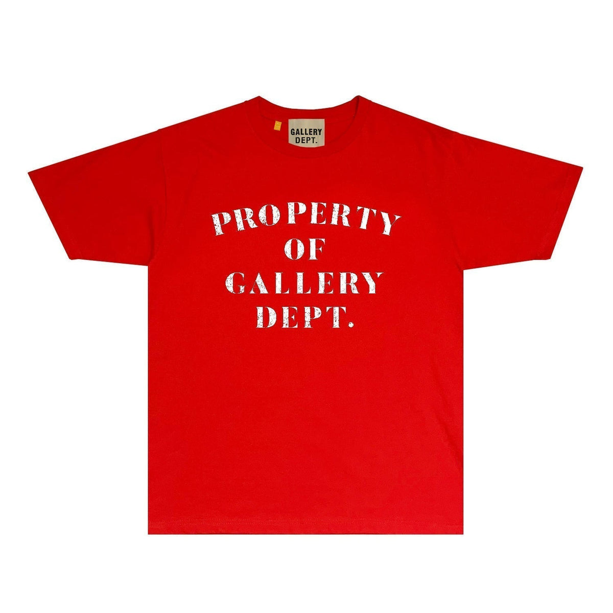 Gallery Dept T Shirt Retro Printed Loose Short-Sleeved Shirt
