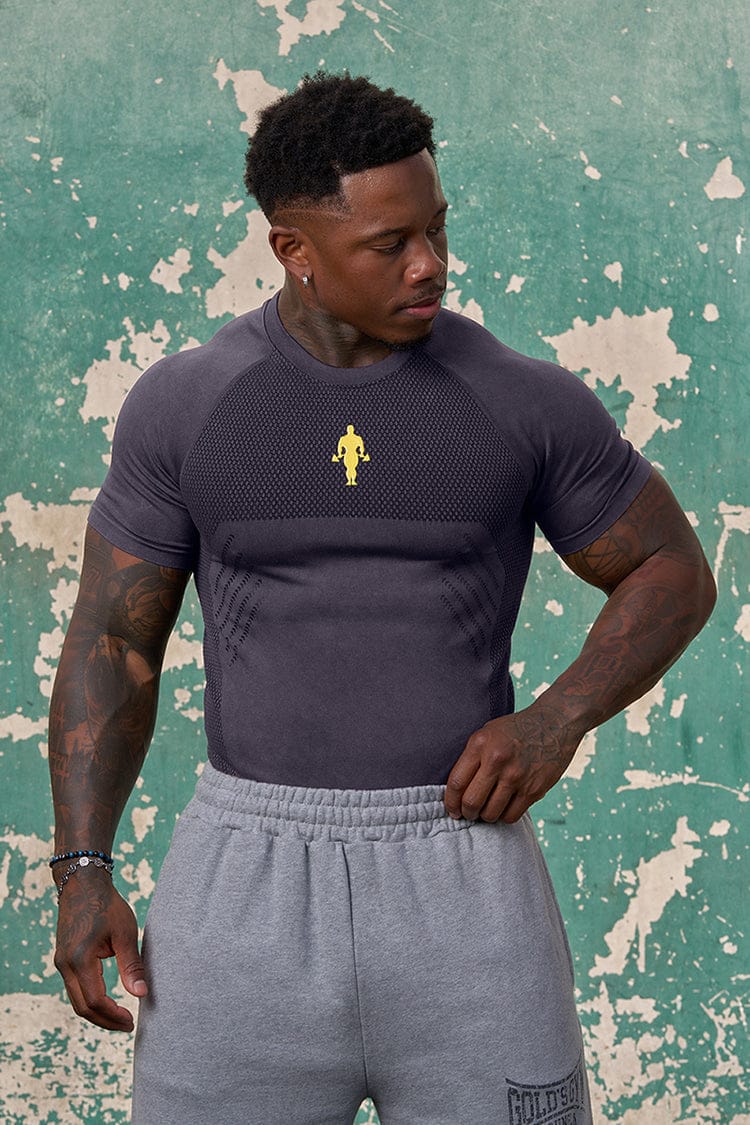 4286 - Gold's Iron Legacy Compression Tees